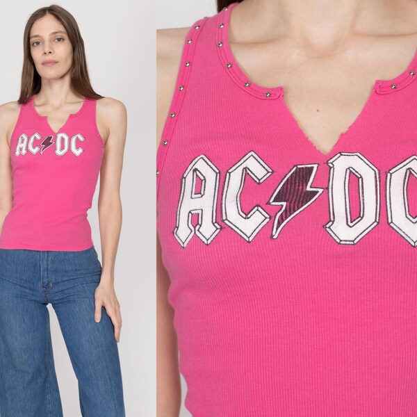 Hot Pink Tank Top - Etsy