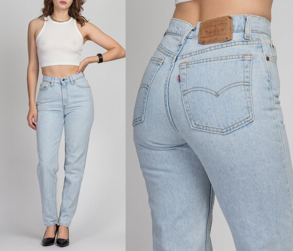 vintage levis 512 high waisted jeans