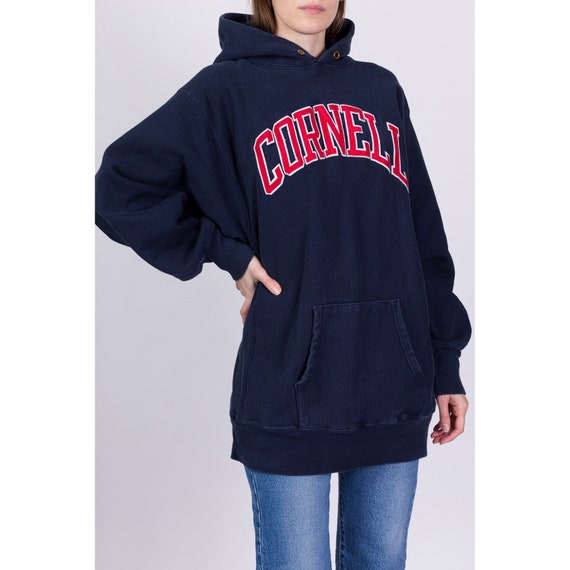 90s Cornell University Champion Reverse Weave Hoo… - image 3