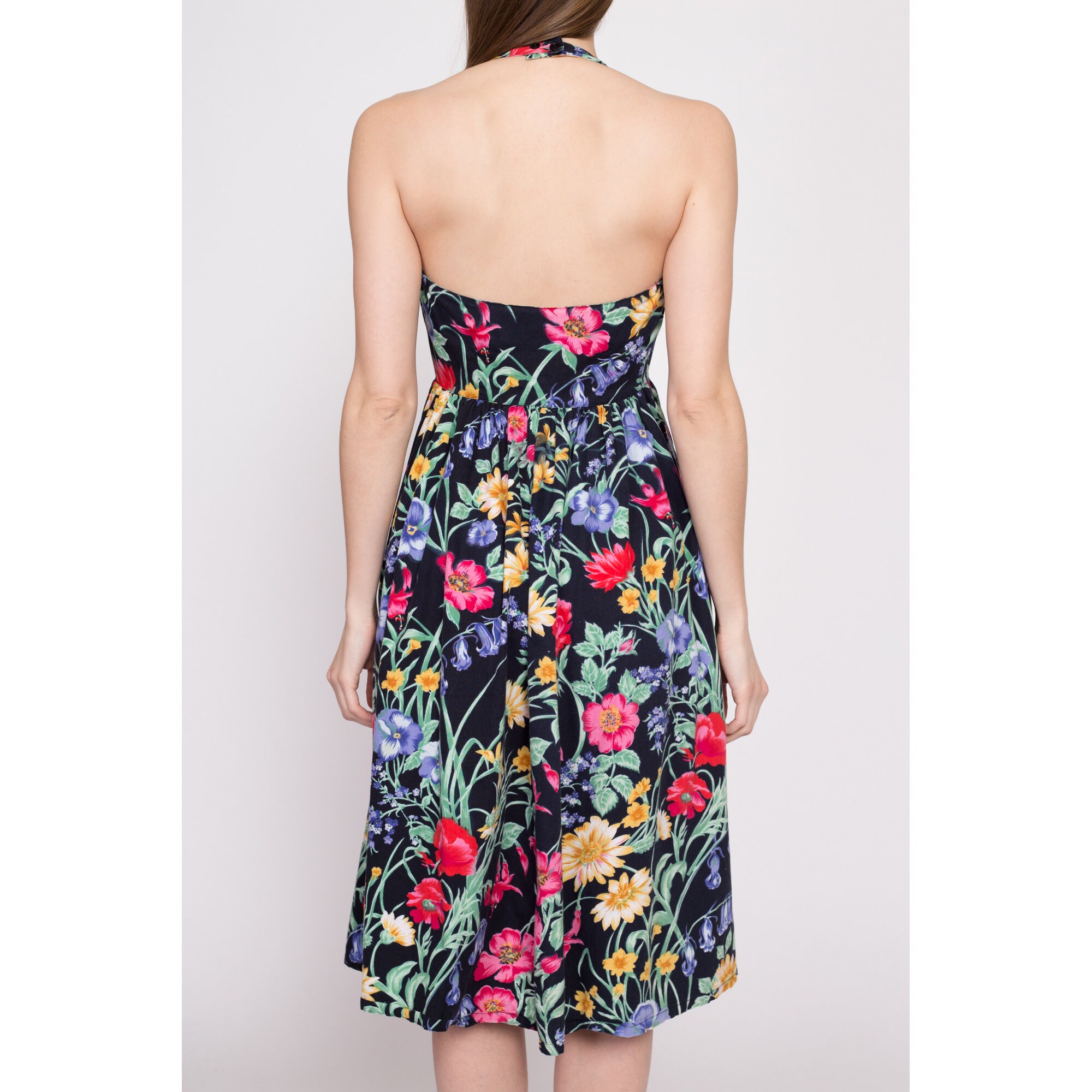80s Floral Sundress