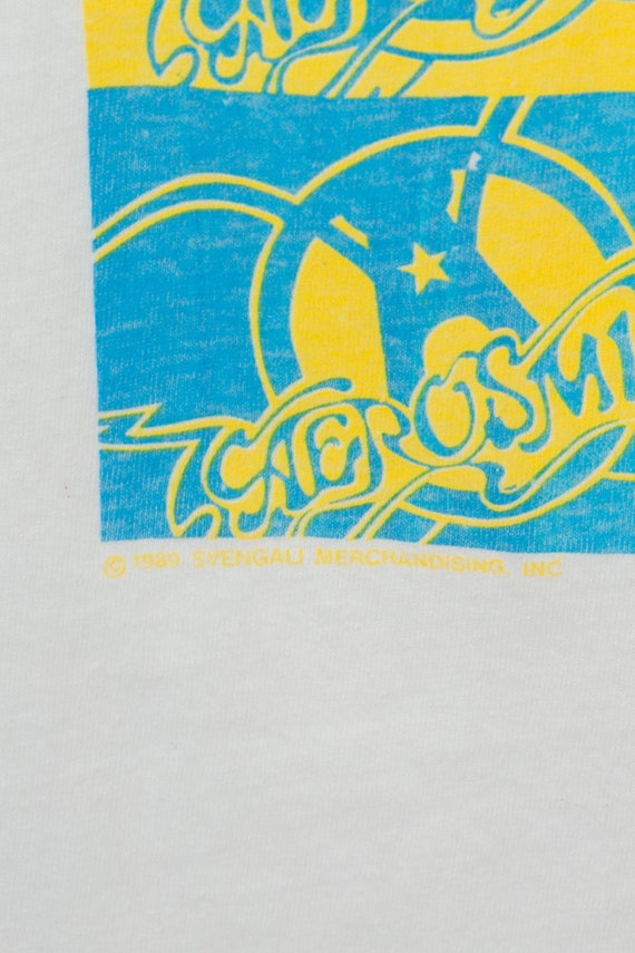 Vintage 1989 Aerosmith Pump Tour T Shirt Men's 2X… - image 9