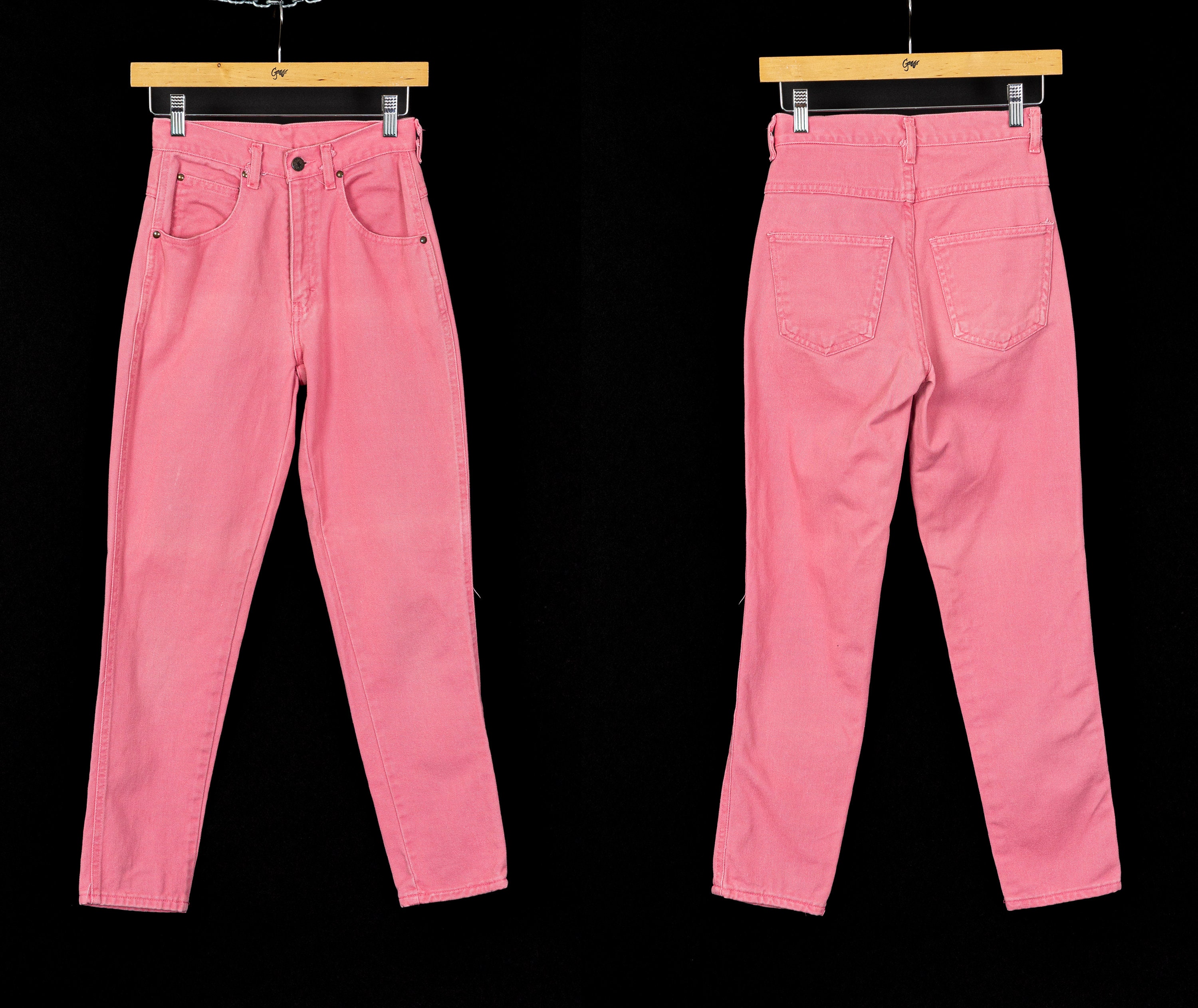 pink jeans