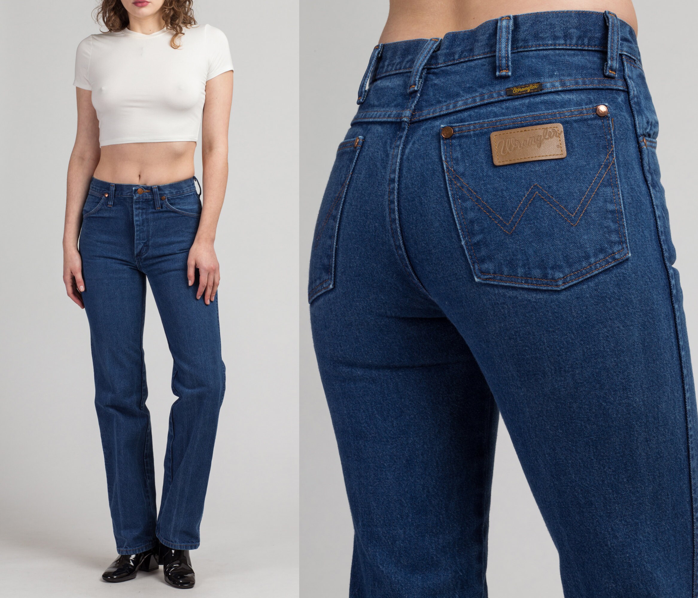 Vintage Wrangler High Waist Jeans Men's 