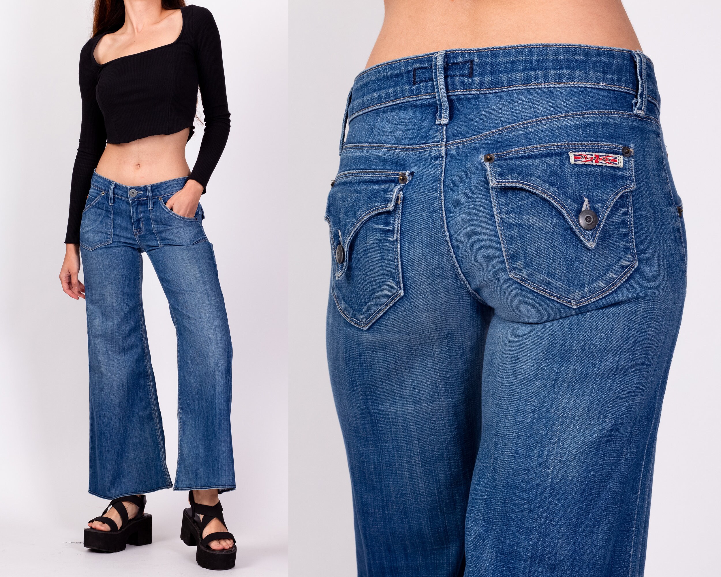 Y2K Low Rise Skater Jeans Extra Small Vintage Flared Denim - Etsy