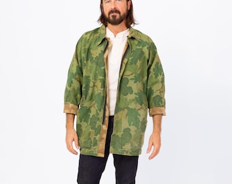 60’s-70’s RANGER MITCHELL CAMO JACKET Large Vintage 70s 80s Ranger Mitchell Duck Camo Camouflage