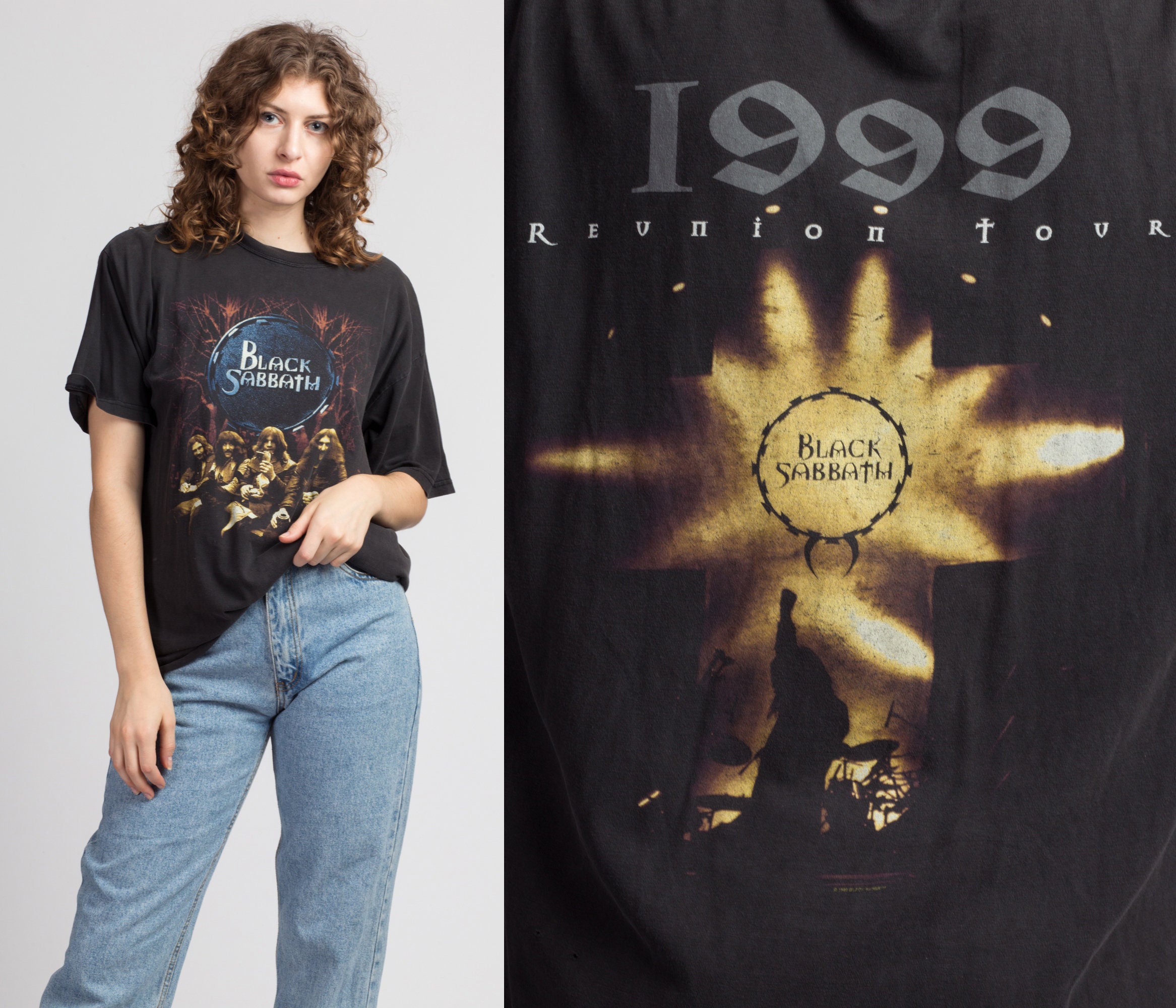 XL 1999 Black Sabbath Reunion Tour T Shirt Extra Large - Etsy