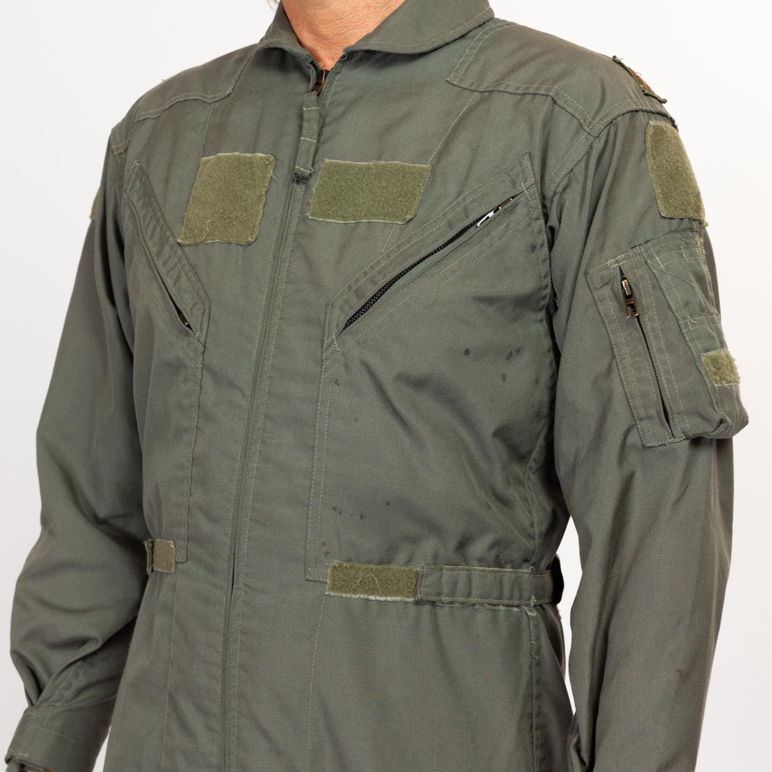 Medium 90s Air Force Flyer's Coveralls Flight Suit 40R | Vintage