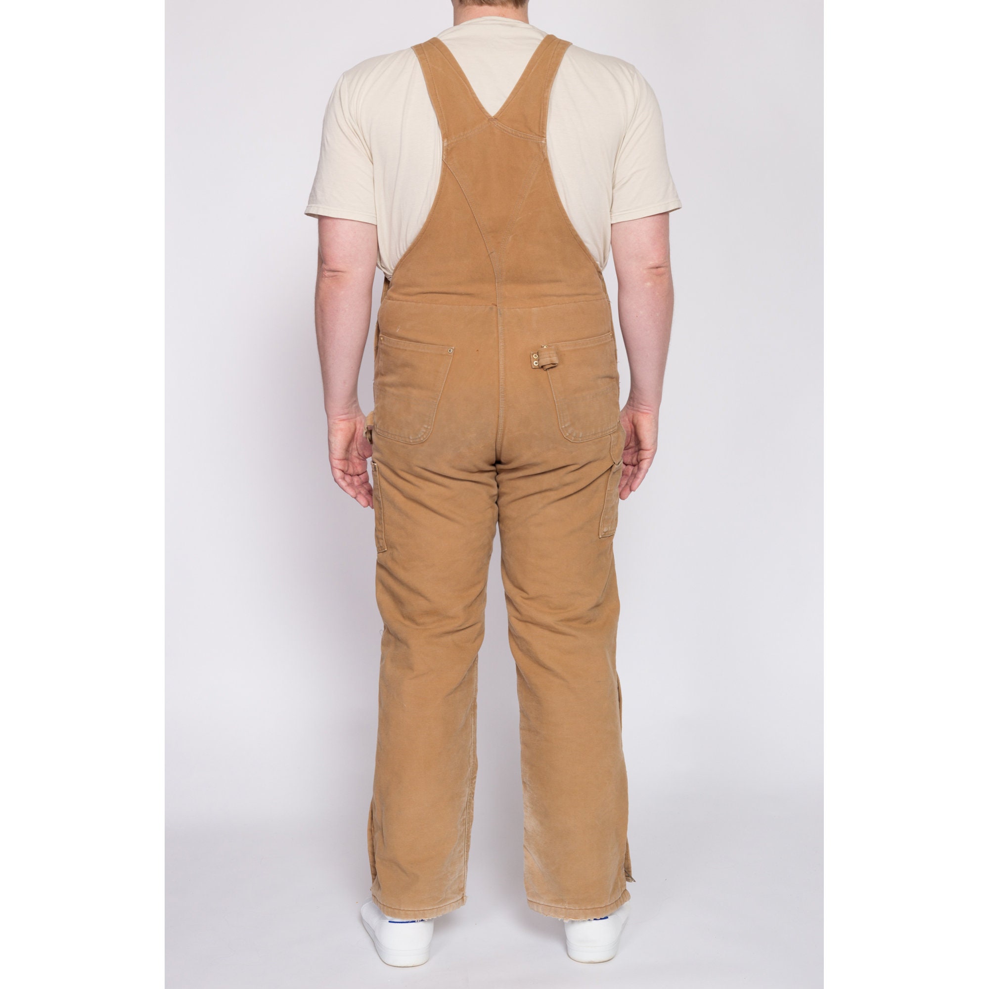 carhartt overall 80-90s USA製 Vintage Carhartt Overalls Mens 42x30 Tan Union Made 80s 90s