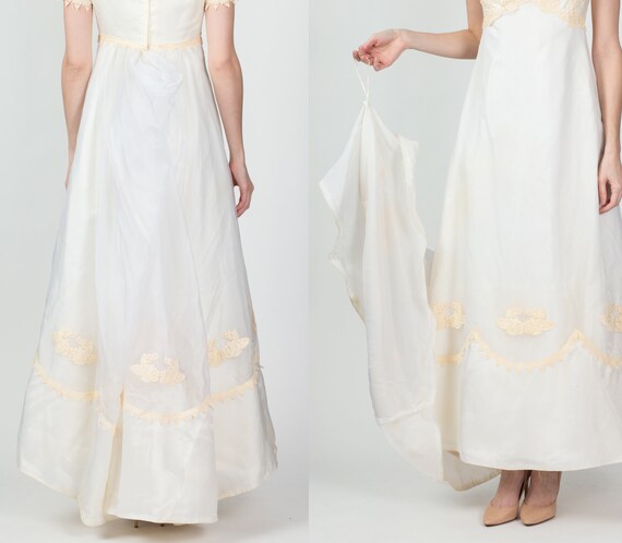 Vintage 70s William Cahill Wedding Gown, As Is Ex… - image 7