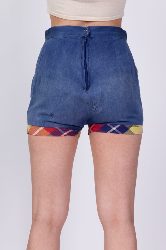 PINUP SHORTS - DARK BLUE