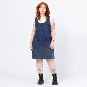 denim dress for apple shape Date Night Outfits for Apple Shape