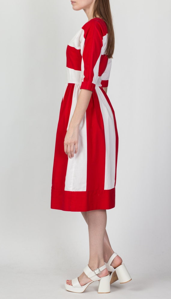 1980s Striped Dress by Lanz | SMALL