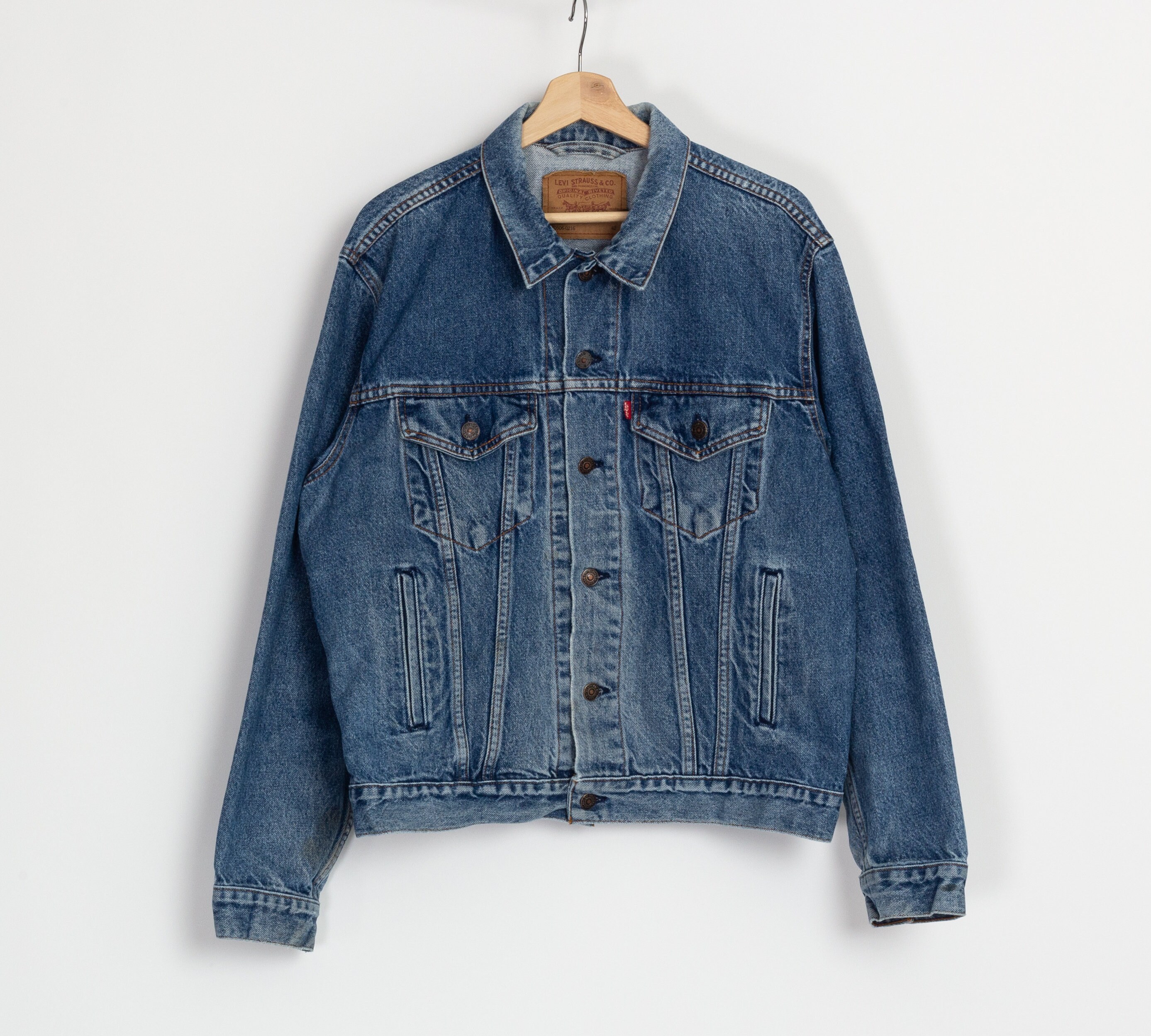 Levis Denim Jacket Size 42 Men's Small 