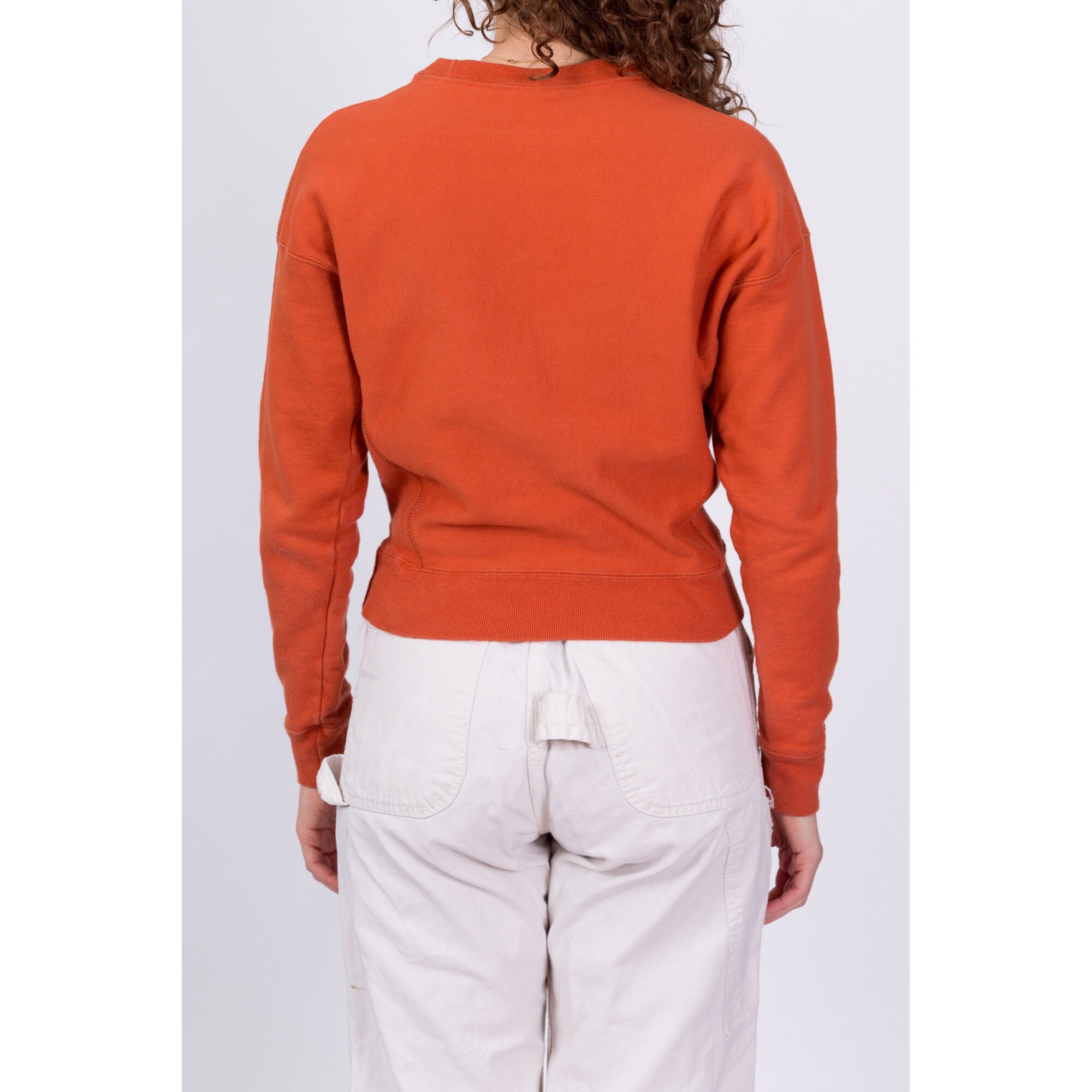 Orange cropped champion hoodie hotsell