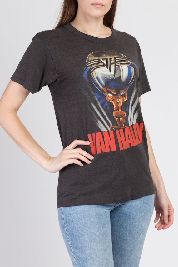 Medium Vintage 80s Van Halen 5150 Tour T Shirt Un… - image 4