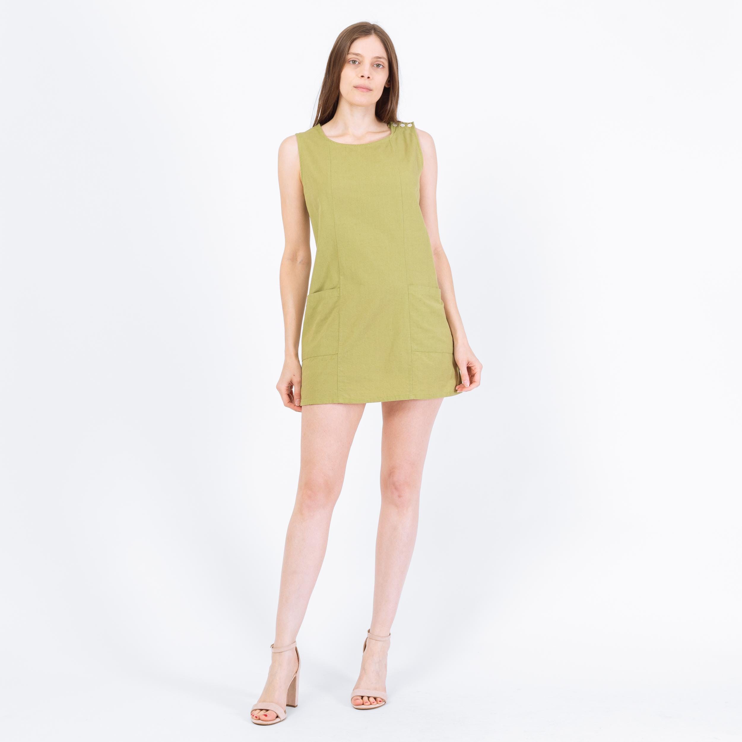 Apple Green Summer Dress - Etsy