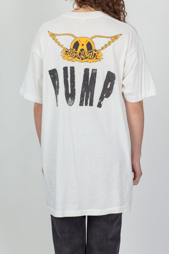 Vintage 1989 Aerosmith Pump Tour T Shirt Men's 2X… - image 5