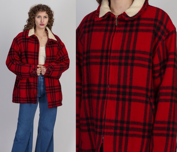 Plaid lined coat Clearance