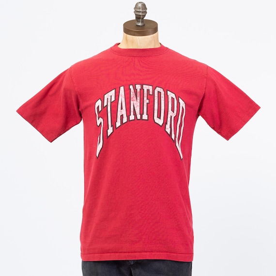 ヴィンテージ90年代スタンフォード大学レッドTシャツ - Mサイズ 