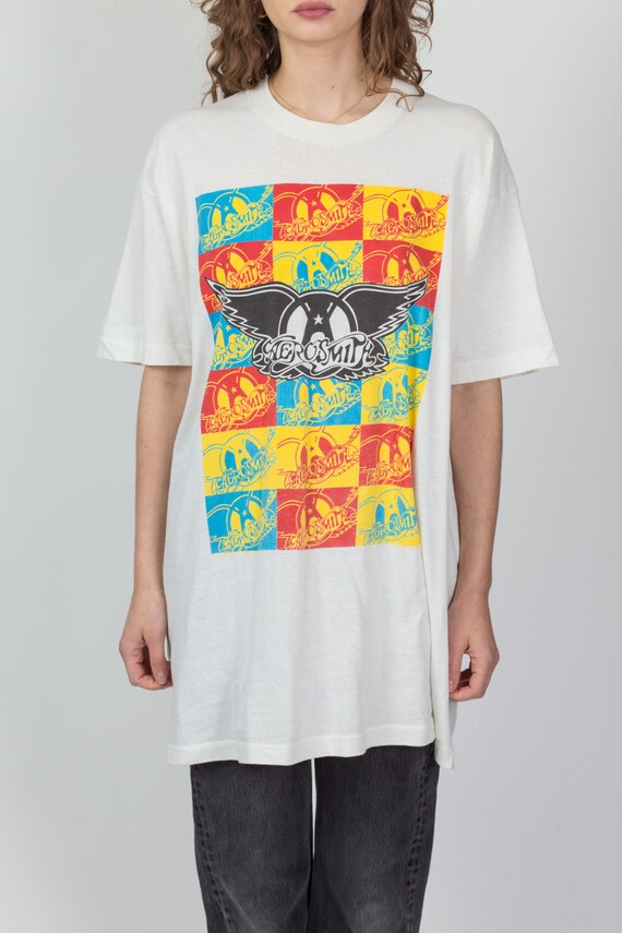 Vintage 1989 Aerosmith Pump Tour T Shirt Men's 2X… - image 2