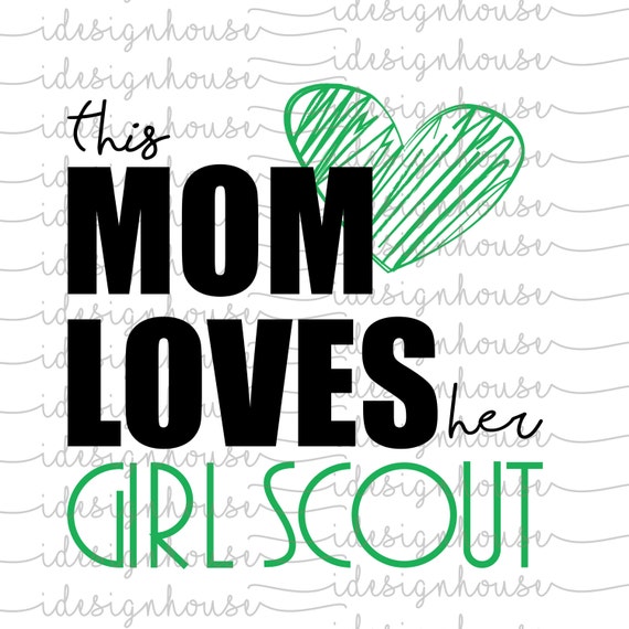 Girl Scout Mom Girl Scout Dad Svg Png Vector Cut File For -8931