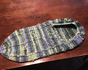 Crochet Baby Cocoon: Soft Acrylic, Blue/Green - Newborn to 3 Months