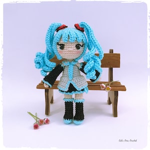 Tutoriel Hatsune Miku Poupée au crochet image 2