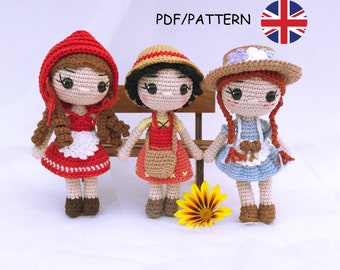 ENGLISH - Pack / The 3 Mini Cat's - In the countryside: Anne, Little Red Riding Hood, Heidi
