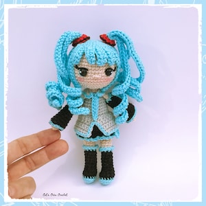 Tutoriel Hatsune Miku Poupée au crochet image 9