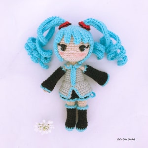 Tutoriel Hatsune Miku Poupée au crochet image 7