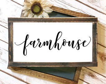 Farmhouse Wall Art Sign Rustic Poster Print - Calligraphy Wall Art - Calligraphy Poster - Farmhouse Quote Poster - Country Decor