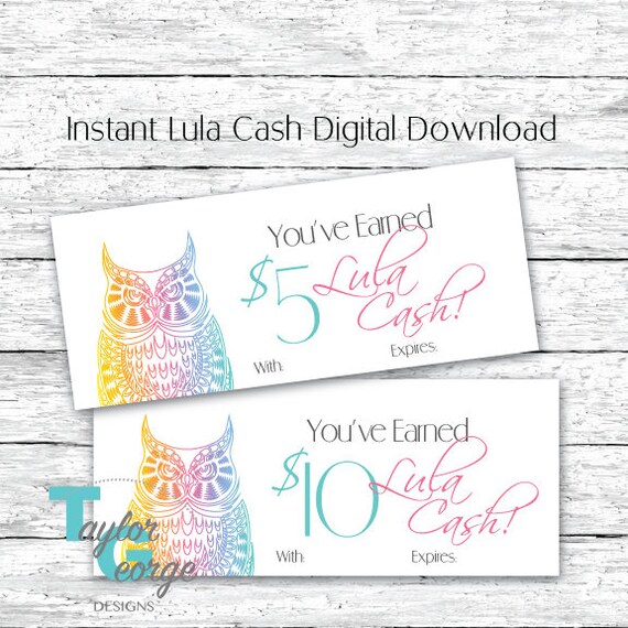 Lula Cash Owl Cash Moolah Bucks Certificates Moolah Bucks Etsy