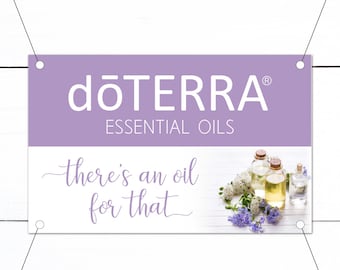 doTerra stand banner - Theres an Oil voor die banner - doTerra Marketing Materials - Wellness Advocate