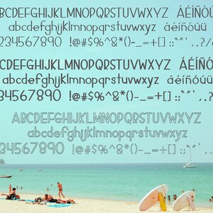 TOP HEAVY Um trio de fontes Funky Sans Serif com tops grandes! 3 famílias de fontes incluídas! arquivos de fonte ttf otf woff incluídos imagem 2