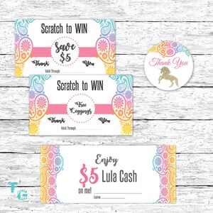 Lula Marketing Kit My Size Card Live Sale Numbers Lula Care Card ...