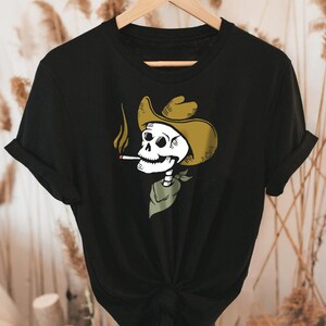 Desert Cowboy Unisex TShirt / Skull / Cowboy / Desert / Tank Top / Unisex Shirt image 2