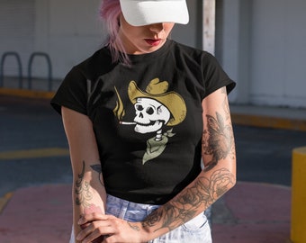 Desert Cowboy Unisex TShirt / Skull / Cowboy / Desert / Tank Top / Unisex Shirt