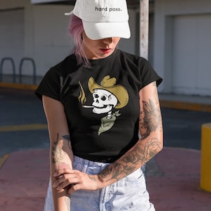 Desert Cowboy Unisex TShirt / Skull / Cowboy / Desert / Tank Top / Unisex Shirt image 1