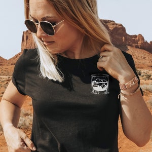 Whisky Bent Unisex TShirt / Skull / Whisky Glass / Bourbon Lover Gift
