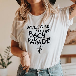 Welcome To The Bach Parade TShirt - Emo Bachelorette - Punk Goth Bachelorette - Death of a Bachelor Party - Combined Bachelorette Party