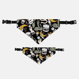 Pañuelo Bad Dog: Calaveras, serpientes, estampado vaquero