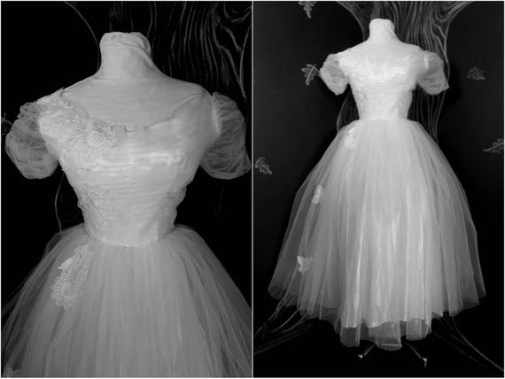 Vintage 50s Tulle Dress