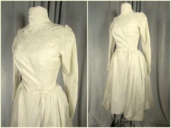 cream silk wedding dress