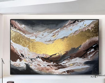 Extra Large Oil Painting, Original Oil Painting Abstract Modern on ...