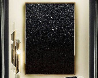 Glitter Oil Painting Etsy