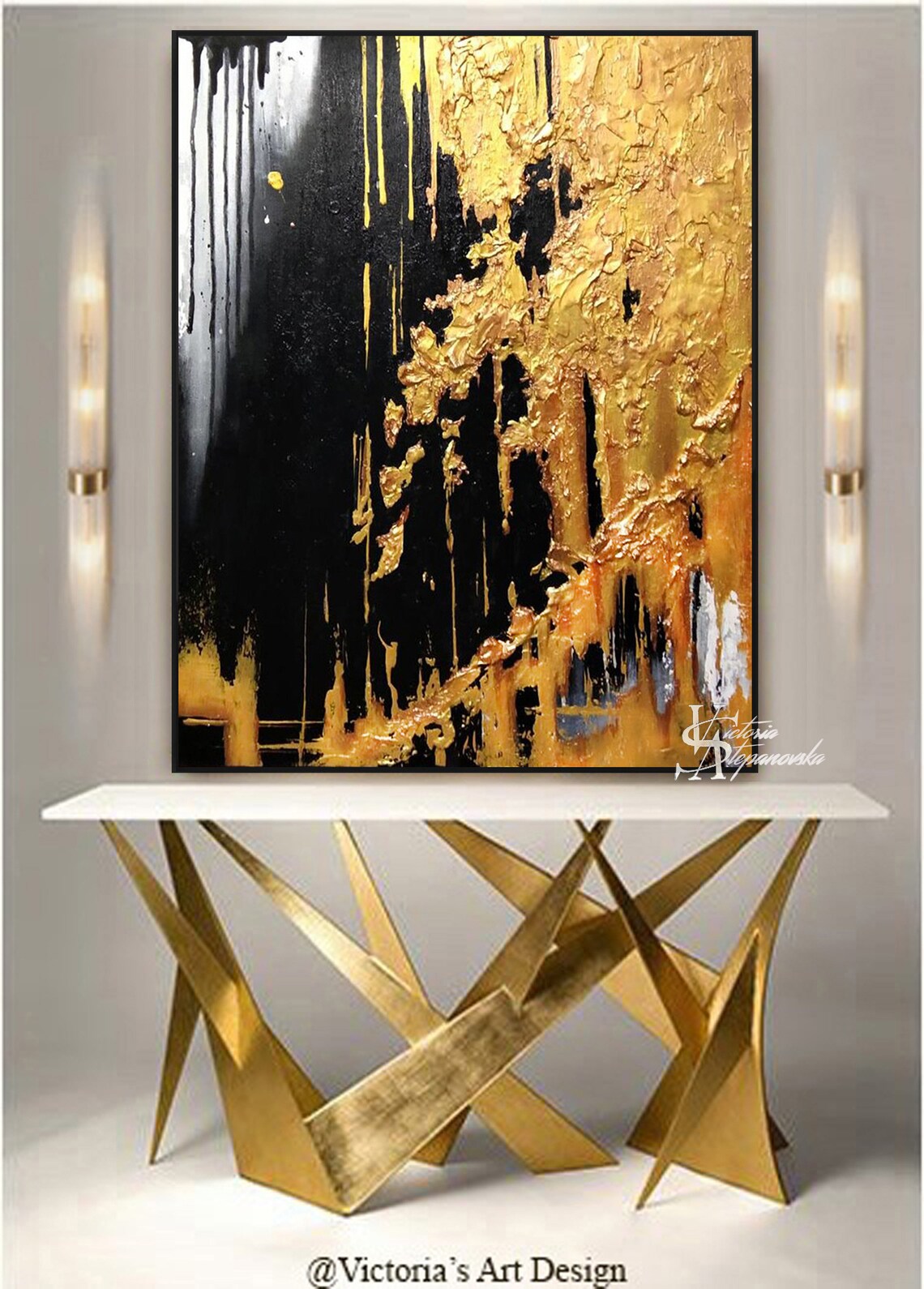 Extra Large Oil Painting Original Oil Painting Abstract Etsy