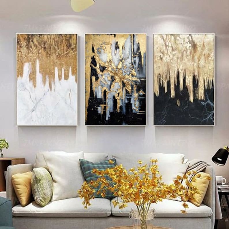 Oil Painting Original Oil Painting Abstract Modern On Canvas image 8