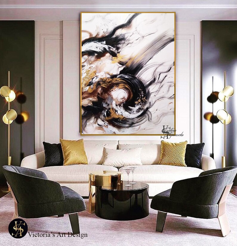 Extra Large Oil Painting, Original Oil Painting Abstract Modern on ...