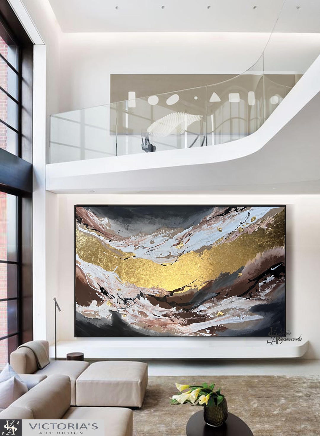 Extra Large Oil Painting, Original Oil Painting Abstract Modern on ...
