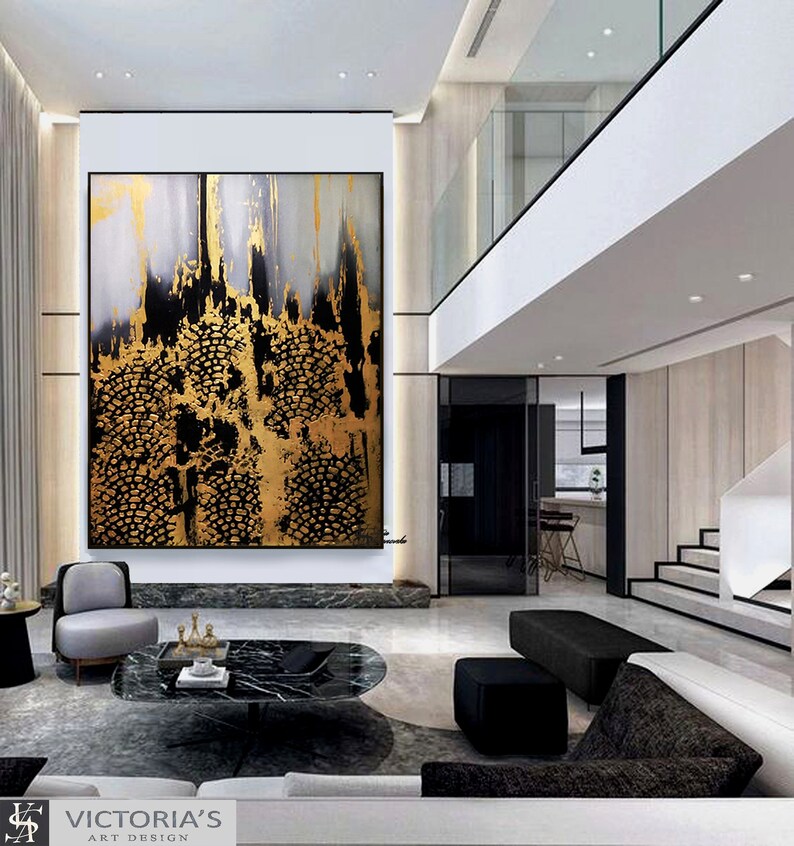 Extra Large Oil Painting, Original Oil Painting Abstract Modern on ...